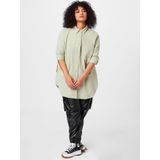 Blouse - Effen - Katoen - Lange Pasvorm - Halve Mouw