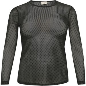 Kaffe Curve - Mesh Top - Zwart