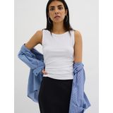 CC Heart - Silk Lace Camisole - Shirt - Wit