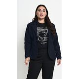 Kaffe Curve Aansluitende Blazer KCjia Donkerblauw