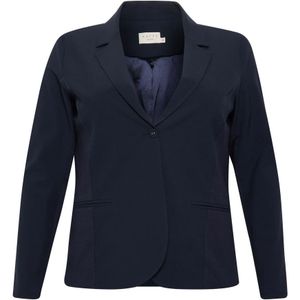 Kaffe Curve Aansluitende Blazer KCjia Donkerblauw