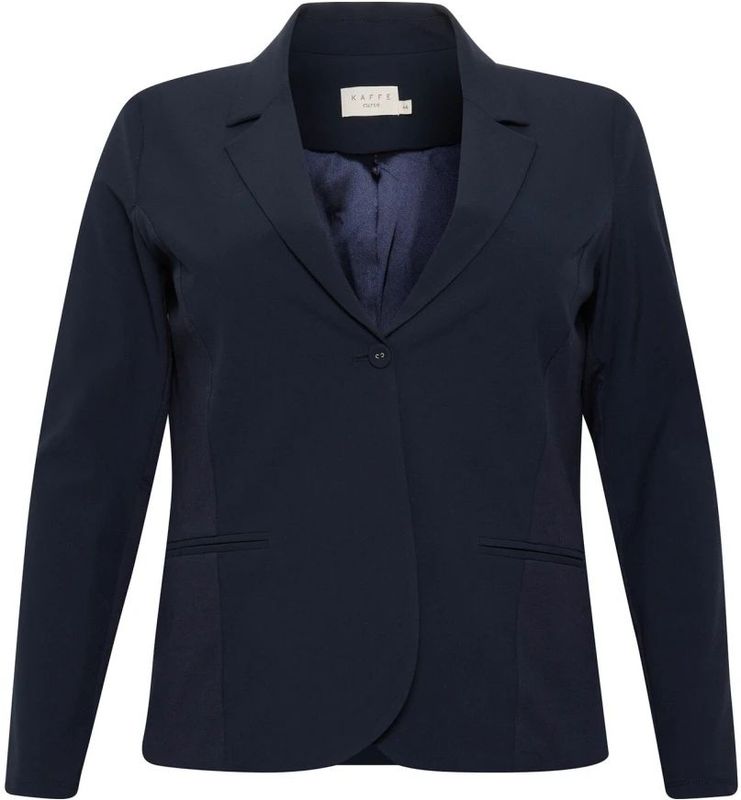 Kaffe Curve Aansluitende Blazer KCjia Donkerblauw