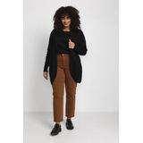 KAFFE - KC Emana - Gebreid Vest - Zwart - Lange Mouw
