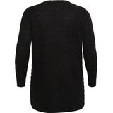 KAFFE - KC Emana - Gebreid Vest - Zwart - Lange Mouw