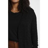 KAFFE - KC Emana - Gebreid Vest - Zwart - Lange Mouw