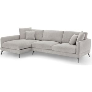 GM Loungebank Maggie Links Grijs - Polyester