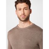 Pullovers - Dk Sand Mel - Breisel - Logoborduursel - Slim Fit