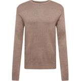 Pullovers - Dk Sand Mel - Breisel - Logoborduursel - Slim Fit