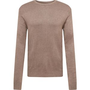 Pullovers - Dk Sand Mel - Breisel - Logoborduursel - Slim Fit