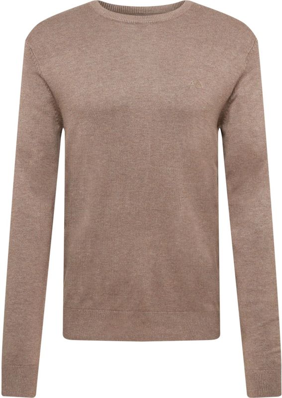 Pullovers - Dk Sand Mel - Breisel - Logoborduursel - Slim Fit