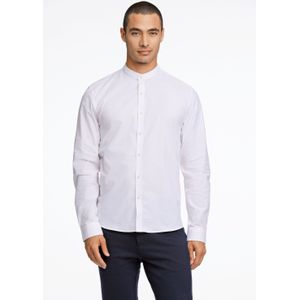 Lindbergh - Overhemd - Wit - Lange Mouw - Effen