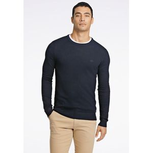 LINDBERGH - Gebreide Trui - Navy - Met Logoborduursel