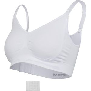 CARRIWELL - Borstvoeding-en Zwangerschap BH - Wit - Katoen