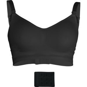 CARRIWELL - Borstvoedings- & Zwangerschapsbeha - Zwart - Vormgeheugen
