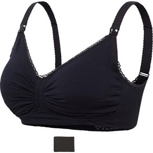 Carriwell - Carrigel Padded - Voedingsbeha - Zwart - Voorgevormd met Gel-beugel