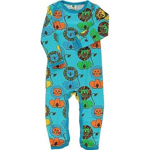 Småfolk Bodysuit Ls, leeuwenkostuum voor baby's en kinderen, babyjongens, Blauwe Atol