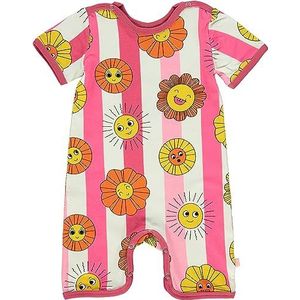 Småfolk Baby Meisjes Zomer Body Suit With.Suns Baby and Peuter Costumes, Sea Pink, 68, Sea Pink, 68 cm