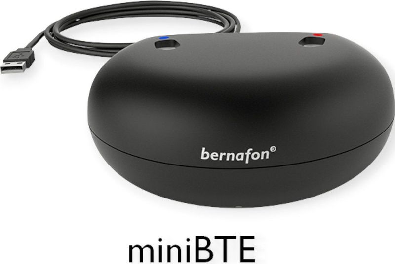 Bernafon - Charger miniBTE T R - Oplader - Draagbaar - Gebruiksvriendelijk