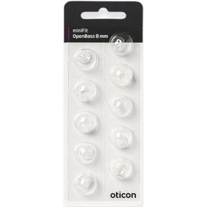 Oticon - OpenBass dome miniFit - 8 mm - 10 stuks