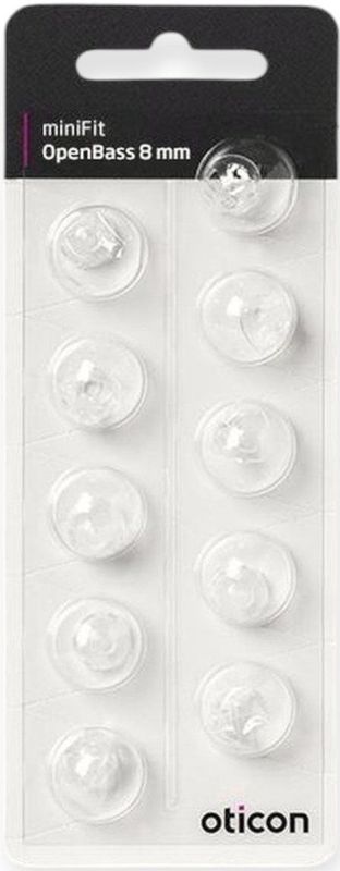 Oticon - OpenBass dome miniFit - 8 mm - 10 stuks