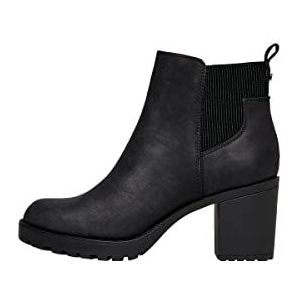 ONLY Women Chelsea Boots with Heel | Ankle Shoes | Bootie Boots without Closure ONLBARBARA, Colour:Black, Size:40 EU