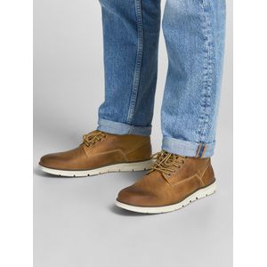 JACK & JONES Heren Jfwtubar lederen honing enkellaars, Honing, 43 EU