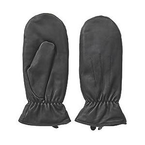 Pieces Nellie Leather Gloves Zwart S Man