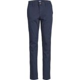 Jack and Jones Junior - Chino Broek - Blauw - Geweven Stof