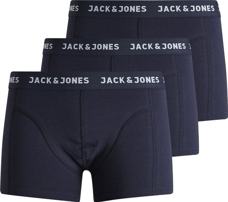 Jack & Jones - JACANTHONY - Boxershorts - Blauw - Katoen - Multipack 3 Stuks