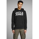 Jack & Jones Corp Logo Hoodie - Groen - Katoen/POLYESTER