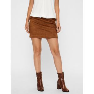 Korte Rok - Zwart - Zachte Stof - Hoge Taille