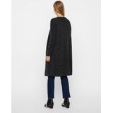 VERO MODA Vmdoffy Ls Long Open Cardigan - Gebreid Vest - Groen - 52% Gerecycled Polyester
