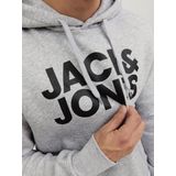 Heren - Hoodie - Zwart - Katoen/Polyester - Logo Op Borst