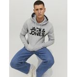 Heren - Hoodie - Zwart - Katoen/Polyester - Logo Op Borst