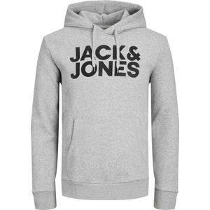 Heren - Hoodie - Zwart - Katoen/Polyester - Logo Op Borst