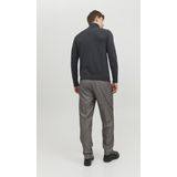 JACK & JONES - Basic Slim Fit - Coltrui - Donkergrijs - Katoenmix