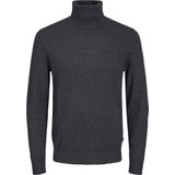 JACK & JONES - Basic Slim Fit - Coltrui - Donkergrijs - Katoenmix