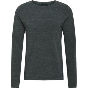 JACK & JONES - Slim Fit Trui - Antraciet Grijs Melange - Katoen
