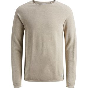 JACK & JONES - Katoenen Pullover - Beige