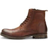 Veterboots - Russel - Effen - Leer - Blokhak