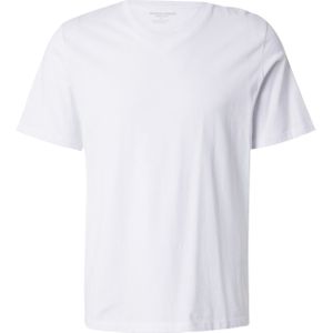 Jack & Jones - Jjeorganic Basic Tee Ss V-hals - T-shirt - Wit