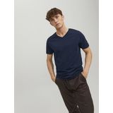 Jack Jones Jjeorganic Basic Tee Ss v-Neck Noos Heren