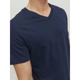 Jack Jones Jjeorganic Basic Tee Ss v-Neck Noos Heren