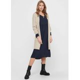 Cardigan - Whitecap Gray Melange - Breisel - V-hals - Lange Mouwen
