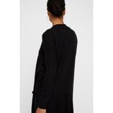 Cardigan - Zwart - V-hals - Lange Mouwen - Rechte Boord