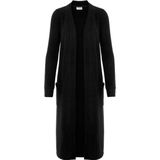 Cardigan - Zwart - V-hals - Lange Mouwen - Rechte Boord