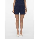 VERO MODA - VMHoney - Broek - Navy - Katoen - Regular Fit