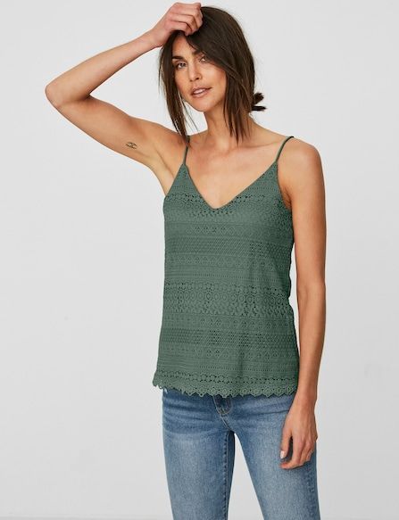 Vero Moda Blusentop VMHoney (1-tlg) Spitze