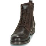 JACK & JONES Heren Jfwrussel Leather Brown Stone 19 enkellaarzen, Bruin Brown Stone Brown Stone, 40 EU