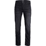 Jack & Jones Tapered-fit-Jeans Herren Jeans Comfort Hose Schwarz JJIMIKE JJORIGINAL JOS 697 I.K